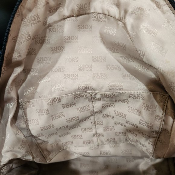 SOLD Michael Kors Large Nylon and Leather Jet Set Backpack - Picture 7 of 10